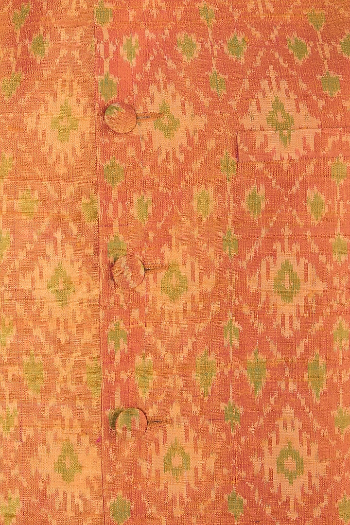 Mango Ikat Nehru Jacket by Tisha Saksena Men at Pernia's Pop Up Shop