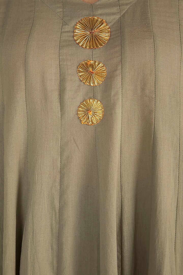 Jade Green Kalidar Kurta Set by Tokree at Pernia's Pop Up Shop