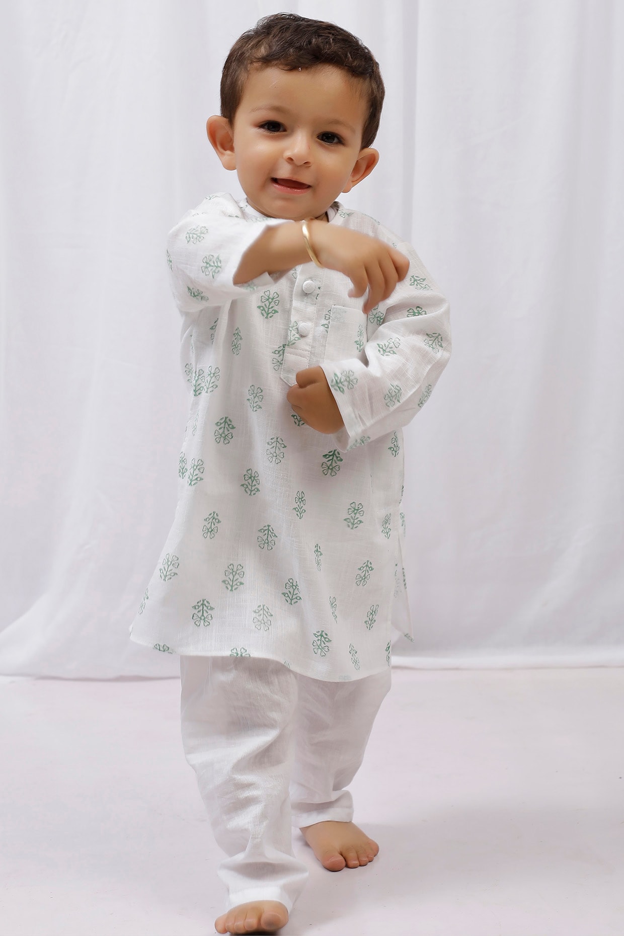 White kurta pajama for cheap 1 year old boy