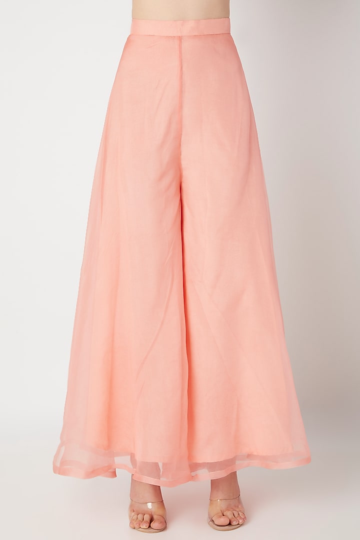 Blush Pink Zardosi Embroidered Kurta With Pants by The Jaipur Story at Pernia's Pop Up Shop