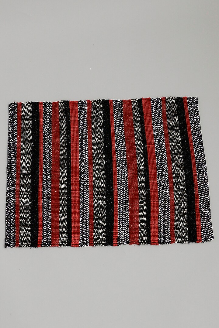 Scarlet Shimmer Table Mats (Set of 2) by The Kargha Story at Pernia's Pop Up Shop
