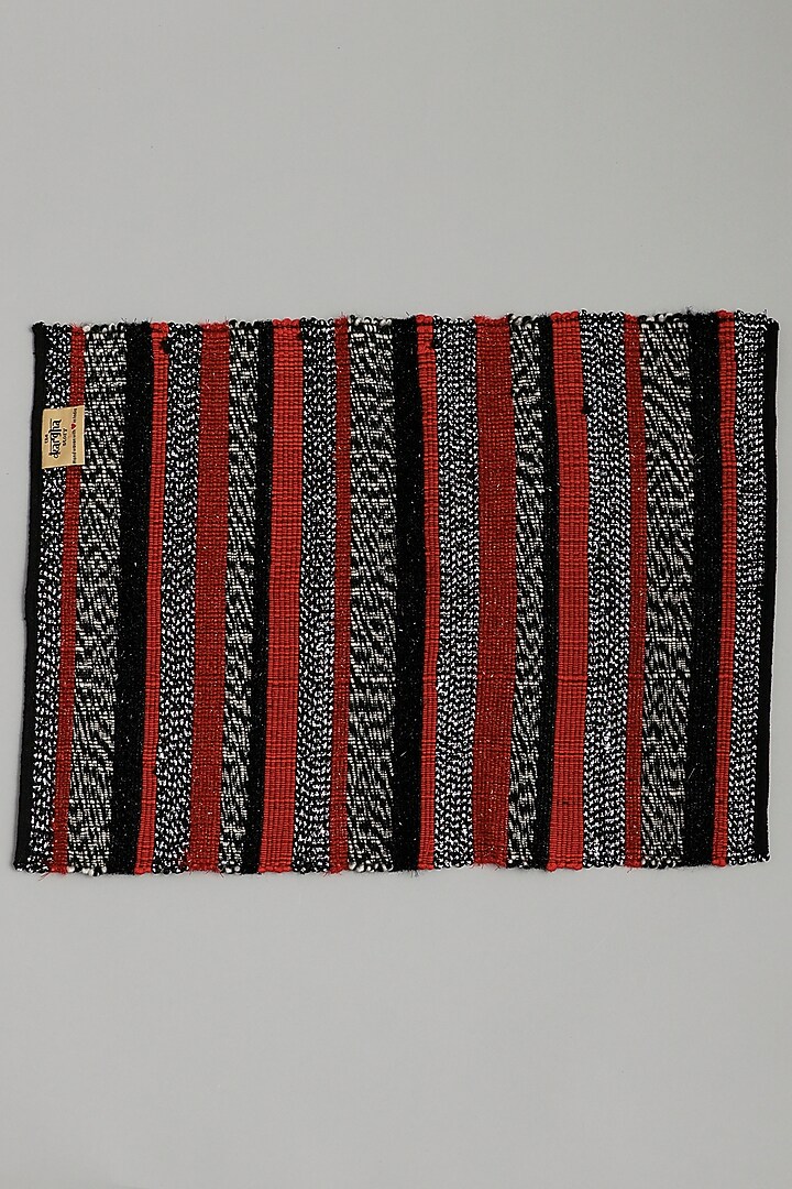 Scarlet Shimmer Table Mats (Set of 2) by The Kargha Story at Pernia's Pop Up Shop