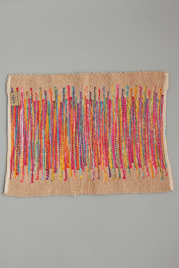 Scattered Rainbow Table Mats (Set of 2) by The Kargha Story at Pernia's Pop Up Shop