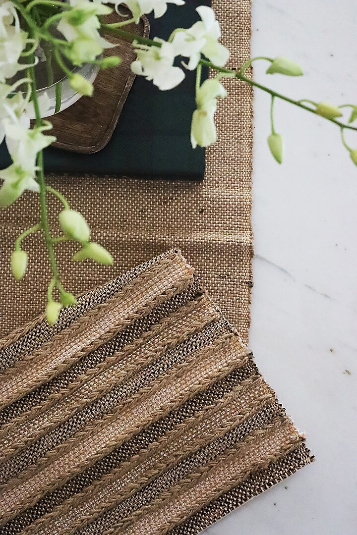 Earthy Pathways Table Runner by The Kargha Story