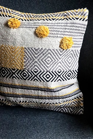Tropical Maze Cushion Cover by The Kargha Story