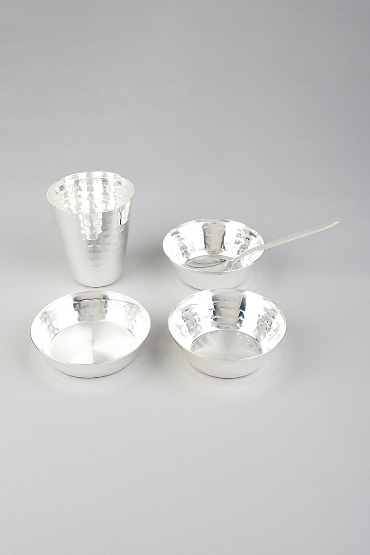 German Silver Dinner Set (Set of 6) by The Khabiyas Trunk by KJ at Pernia's Pop Up Shop