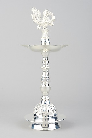 Silver Metal & Steel Samay by The Khabiyas Trunk by KJ