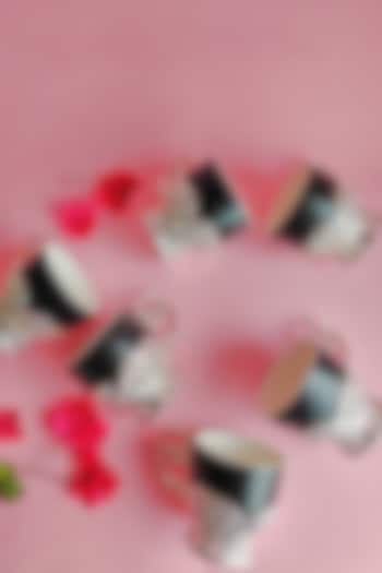 Antique Black Cups (Set of 6) by The Khabiyas Trunk by KJ at Pernia's Pop Up Shop