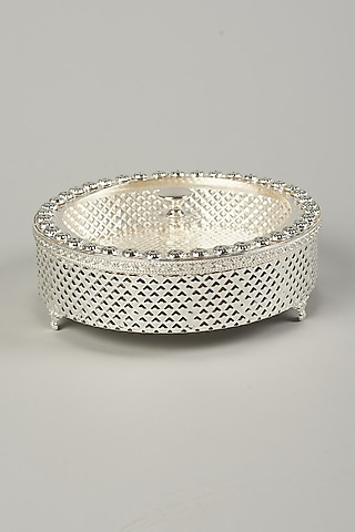 German Silver Mukhwas/Utility Box by The Khabiyas Trunk by KJ