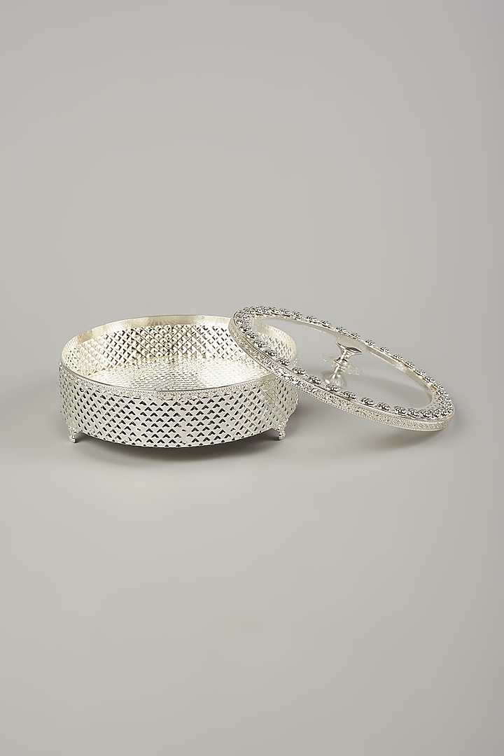 German Silver Mukhwas/Utility Box by The Khabiyas Trunk by KJ at Pernia's Pop Up Shop