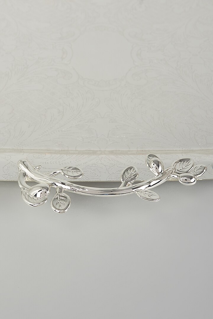German Silver Metal Tray by The Khabiyas Trunk by KJ at Pernia's Pop Up Shop