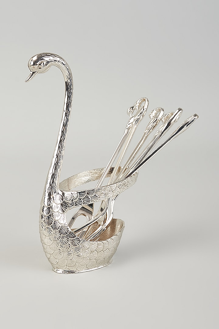 German Silver Metal Duck Fork Set by The Khabiyas Trunk by KJ
