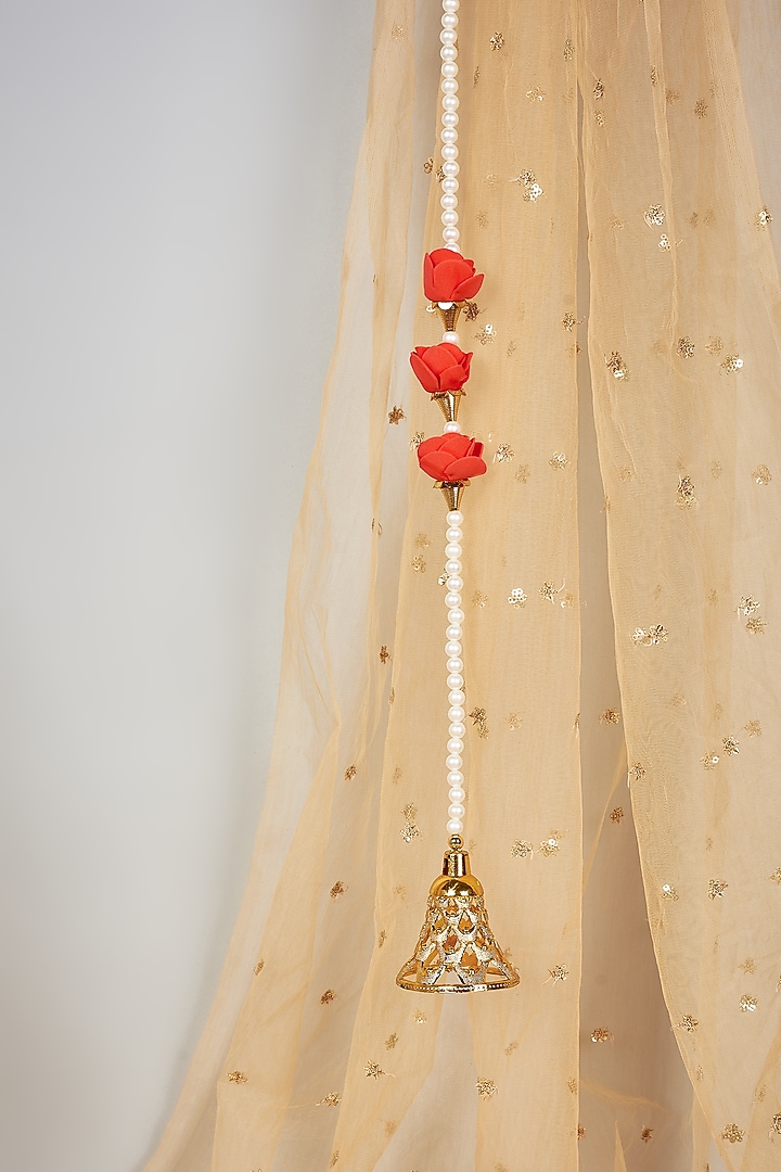 Multi-Colored Plastic & Beads Handcrafted Floral Door Hanging Set by The Khabiyas Trunk by KJ at Pernia's Pop Up Shop