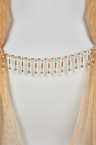 Multi-Colored Plastic & Beads Handcrafted Floral Toran by The Khabiyas Trunk by KJ