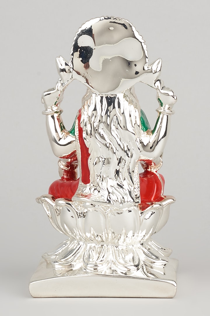 Red & Silver Lakshmi Idol by The khabiyas trunk by KJ at Pernia's Pop Up Shop