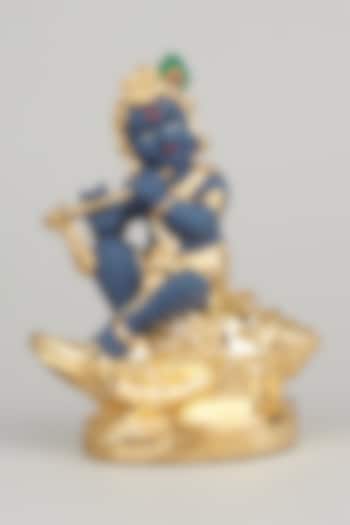 Golden Lord Krishna Idol by The khabiyas trunk by KJ