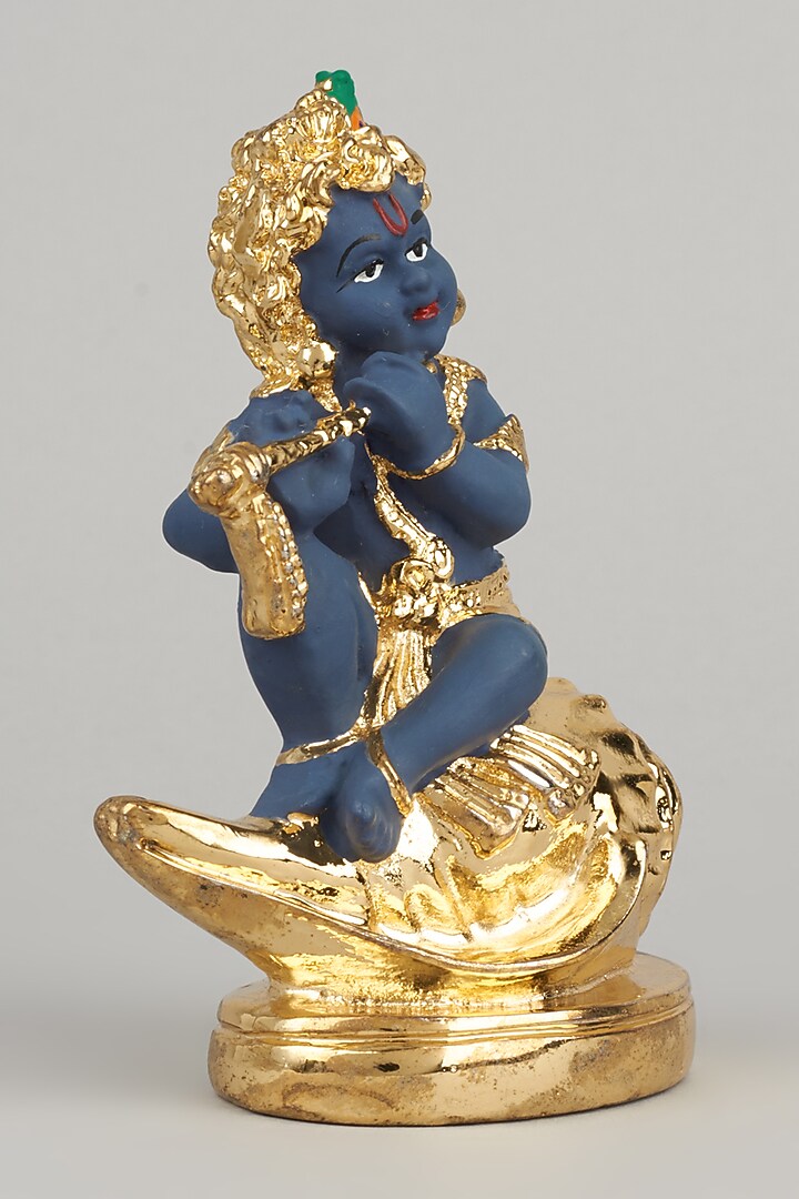Golden Lord Krishna Idol by The khabiyas trunk by KJ at Pernia's Pop Up Shop