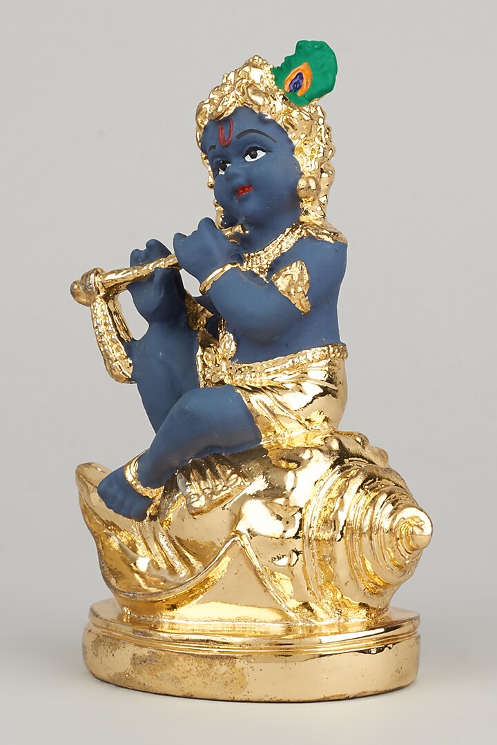 Golden Lord Krishna Idol by The khabiyas trunk by KJ at Pernia's Pop Up Shop
