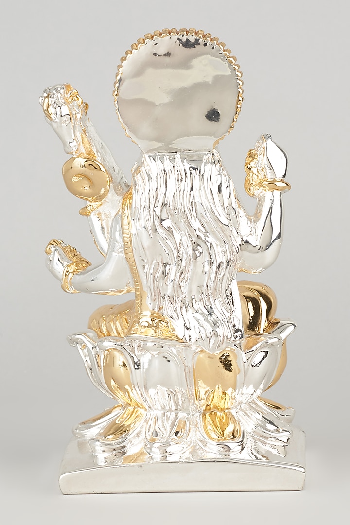 Gold & Silver Saraswati Idol by The khabiyas trunk by KJ at Pernia's Pop Up Shop