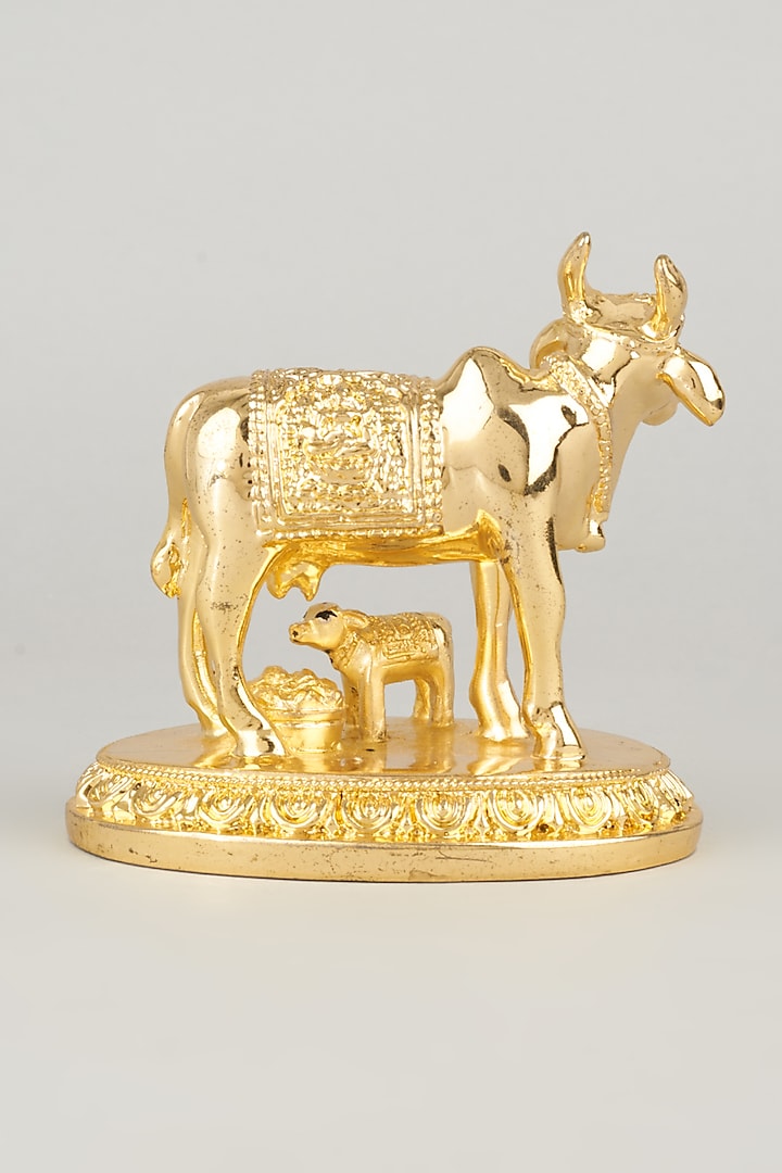Gold Nandi Bull Idol by The khabiyas trunk by KJ