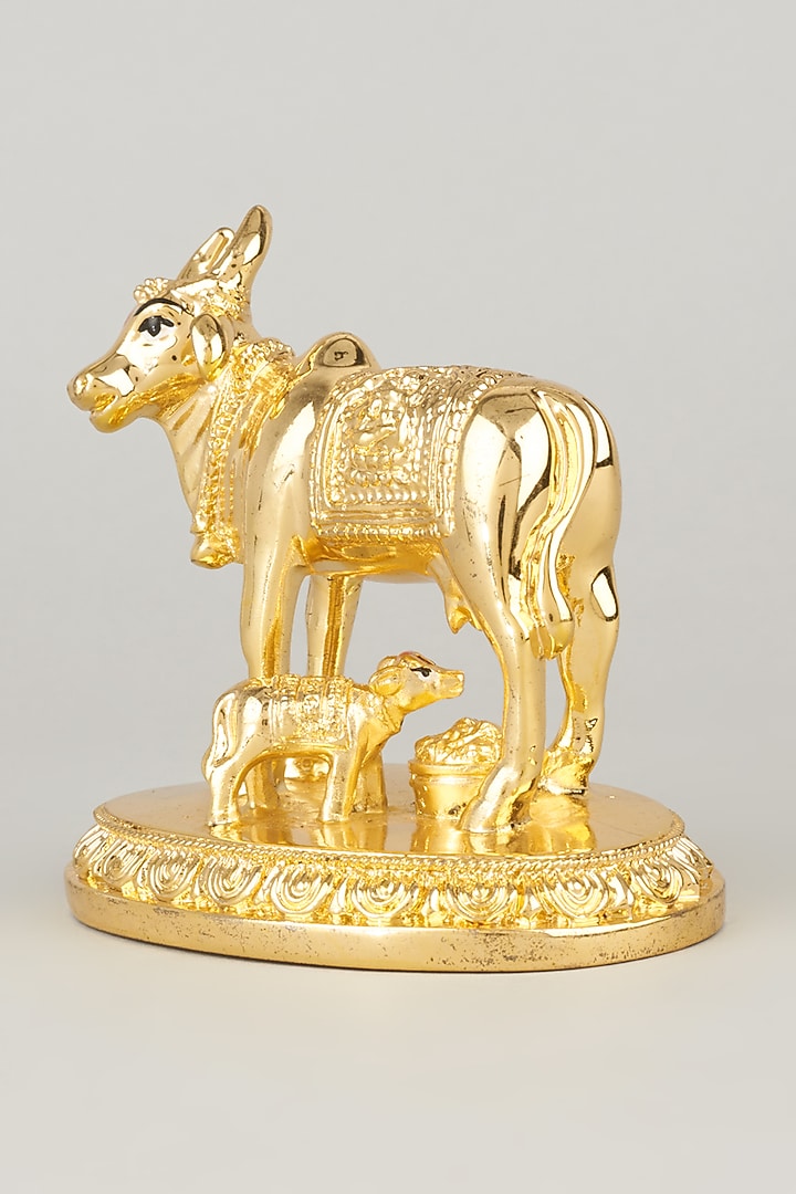 Gold Nandi Bull Idol by The khabiyas trunk by KJ at Pernia's Pop Up Shop