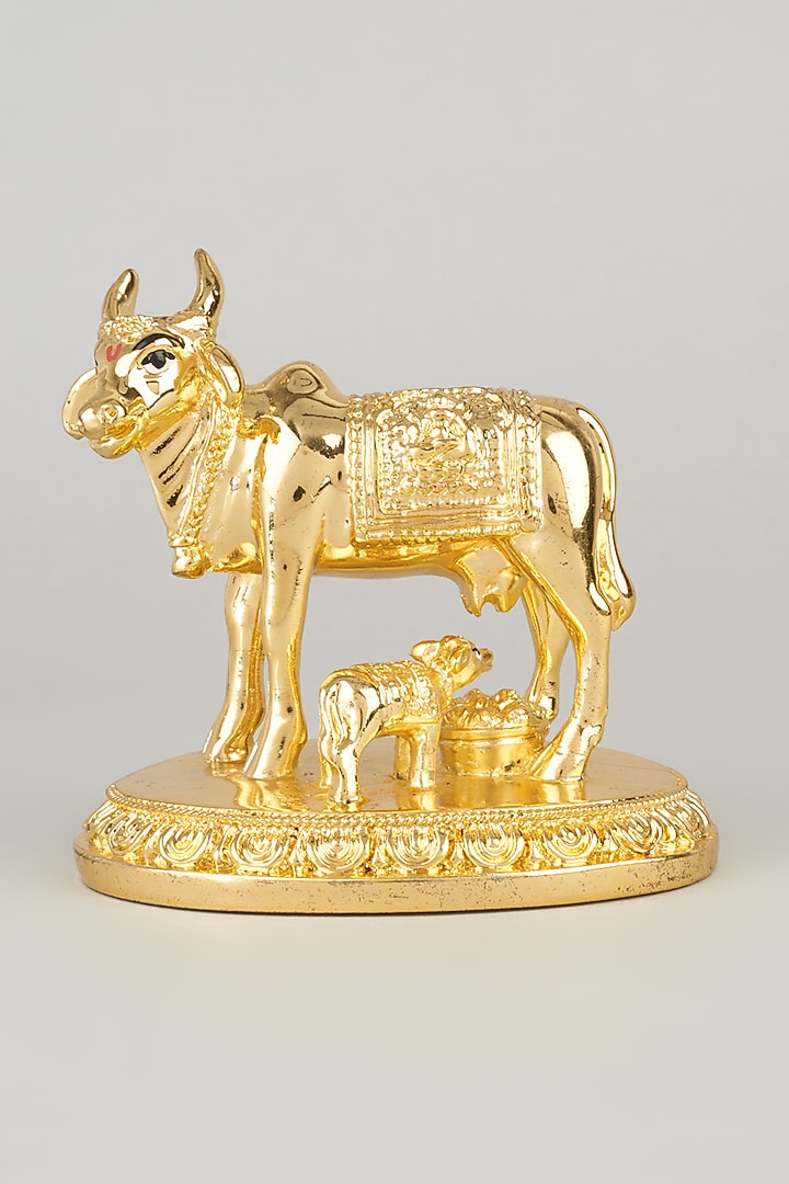 Gold Nandi Bull Idol by The khabiyas trunk by KJ at Pernia's Pop Up Shop
