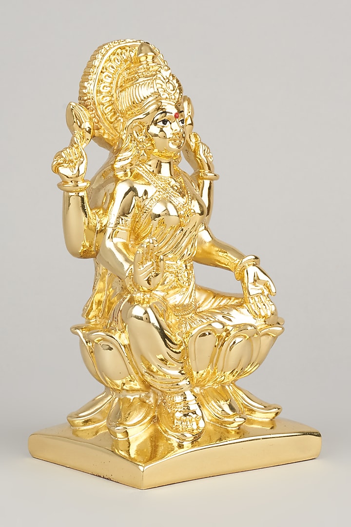 Golden Goddess Lakshmi Idol by The khabiyas trunk by KJ at Pernia's Pop Up Shop