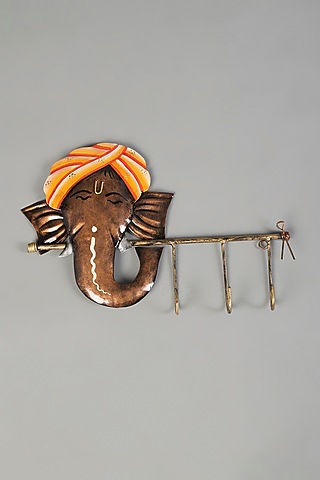 Gold Metal Wall Art by The Khabiyas Trunk by KJ