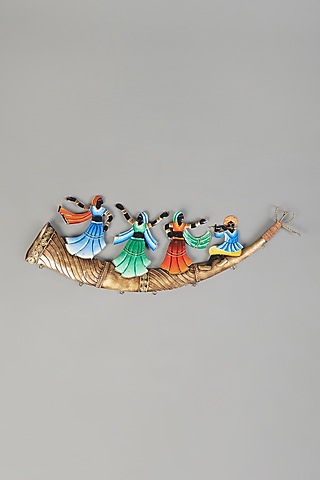 Multi-Colored Metal Wall Art by The Khabiyas Trunk by KJ