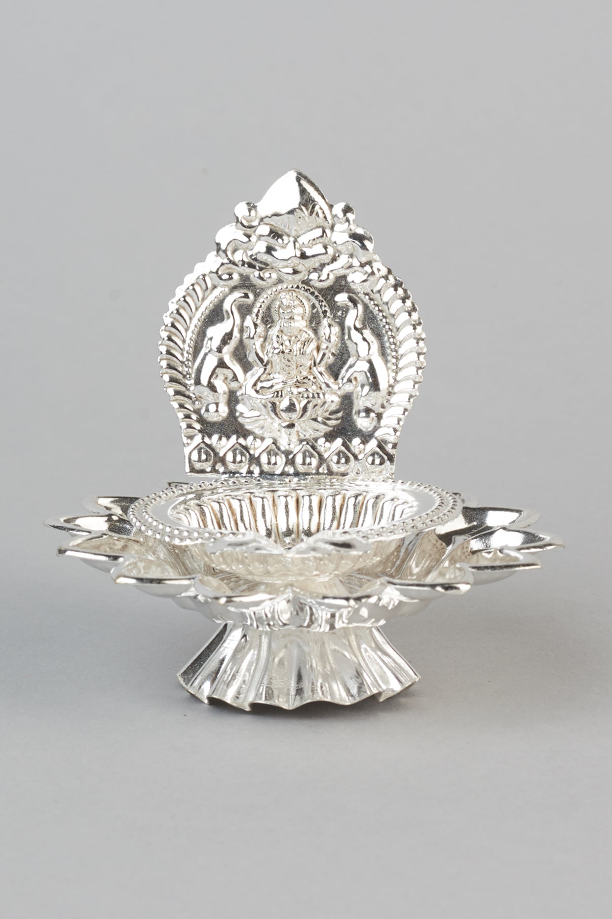 german silver diya set