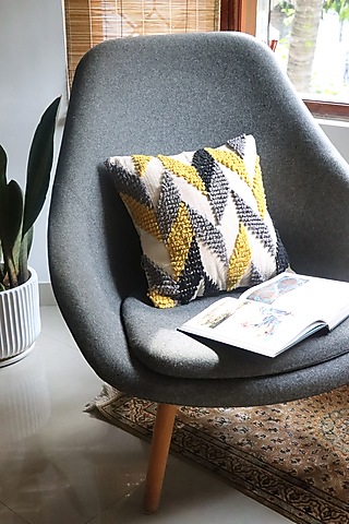 Shaded Symmetry Cushion Cover by The Kargha Story