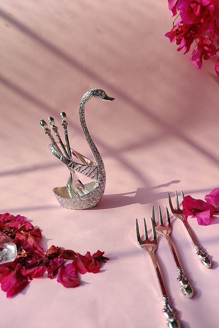 German Silver Fork Set (Set of 6) by The Khabiyas Trunk by KJ at Pernia's Pop Up Shop