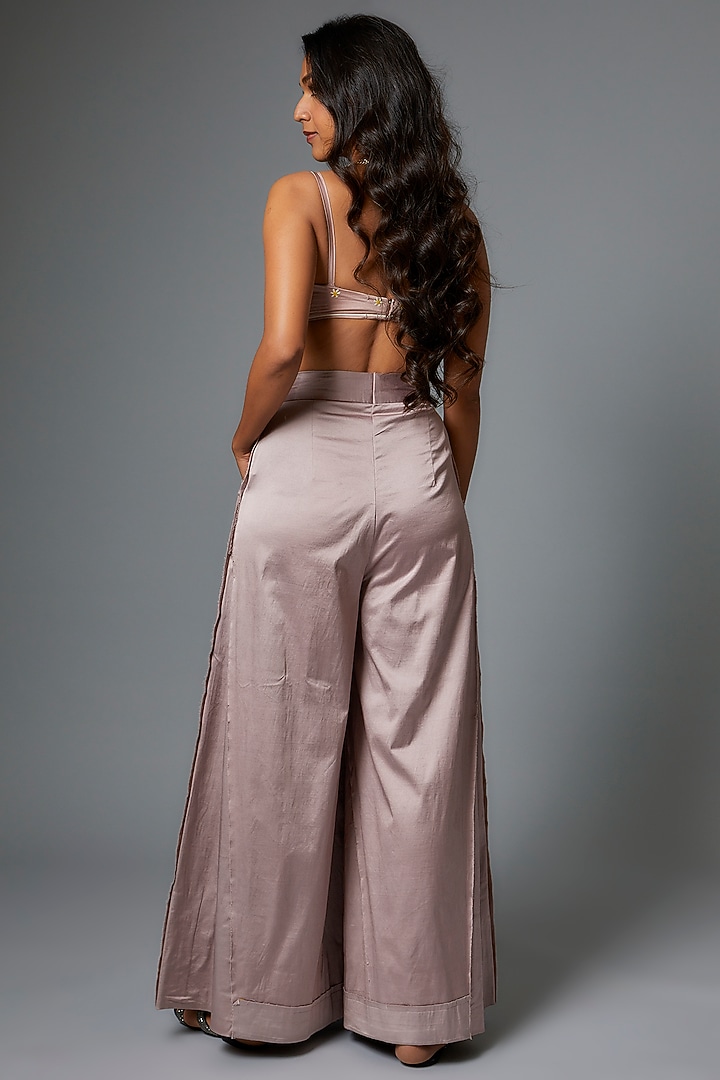 Lilac Silk Co-Ord Set by The Little Black Bow at Pernia's Pop Up Shop