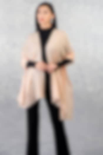 Nude Pure Cashmere Stole by Talking Threads at Pernia's Pop Up Shop