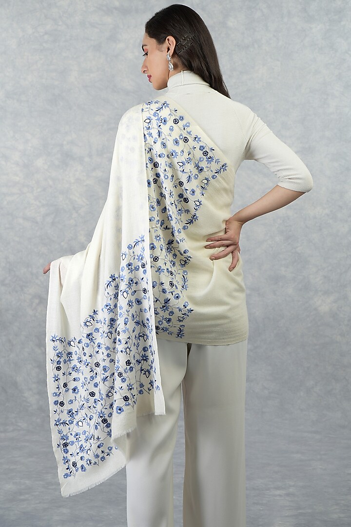 Ivory Embroidered Stole main image 0