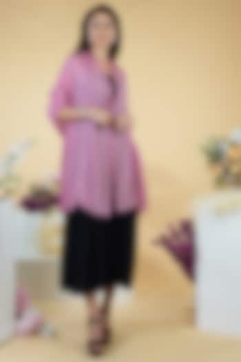 Withered Rose Hand Embroidered Stole by Talking Threads at Pernia's Pop Up Shop