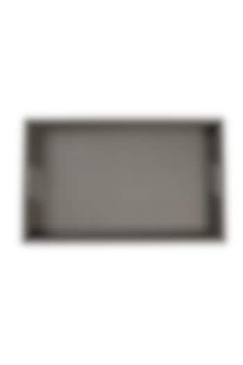 Slate Leather Handcrafted Tray by The Leather Garden Home & Living at Pernia's Pop Up Shop