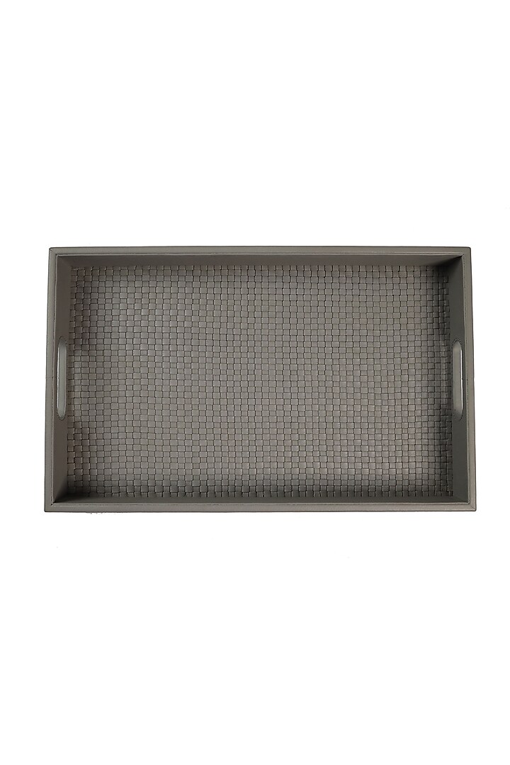 Slate Leather Handcrafted Tray by The Leather Garden Home & Living at Pernia's Pop Up Shop