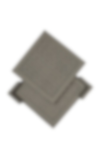 Slate Leather Handcrafted Coaster Set by The Leather Garden Home & Living at Pernia's Pop Up Shop