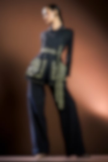 Blue Cotton Denim Co-Ord Set by talitha at Pernia's Pop Up Shop