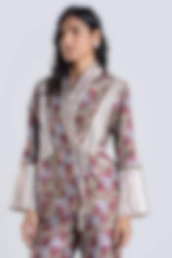 Multi-Colored Silk Printed Jacket by talitha at Pernia's Pop Up Shop