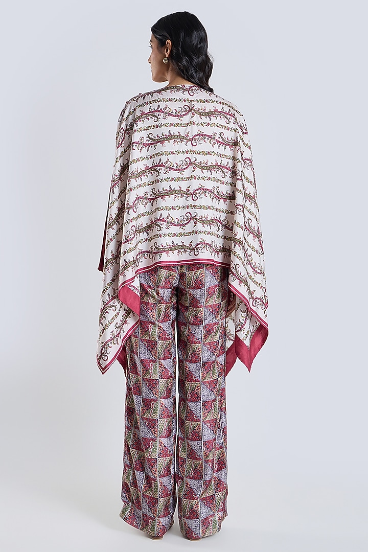 Multi-Colored Modal Silk Digital Printed Pants by talitha at Pernia's Pop Up Shop
