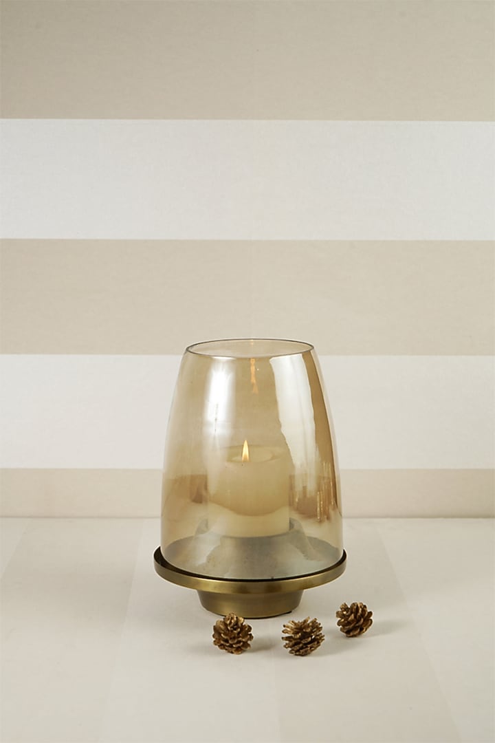 Gold Iron & Glass twilight Lantern by The MJS Living at Pernia's Pop Up Shop