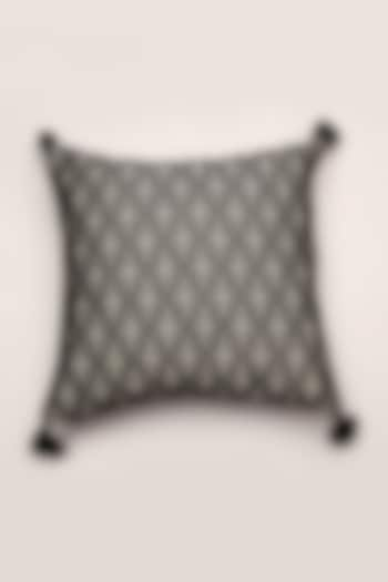 Black & White Jacquard Pillow Cover by The MJS Living at Pernia's Pop Up Shop