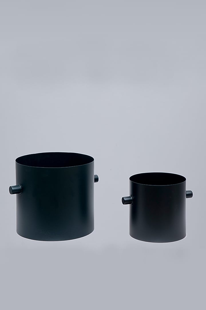 Midnight-Blue Iron Plant Holder by The MJS Living at Pernia's Pop Up Shop