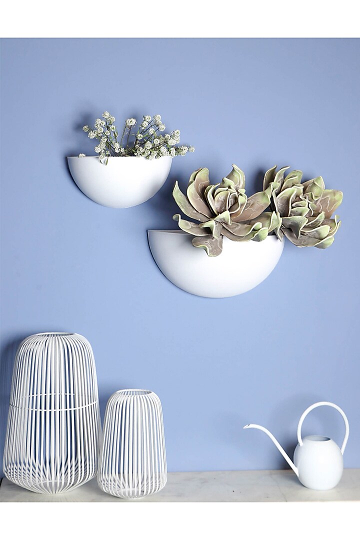 White Iron Mini Watering Can by The MJS Living at Pernia's Pop Up Shop