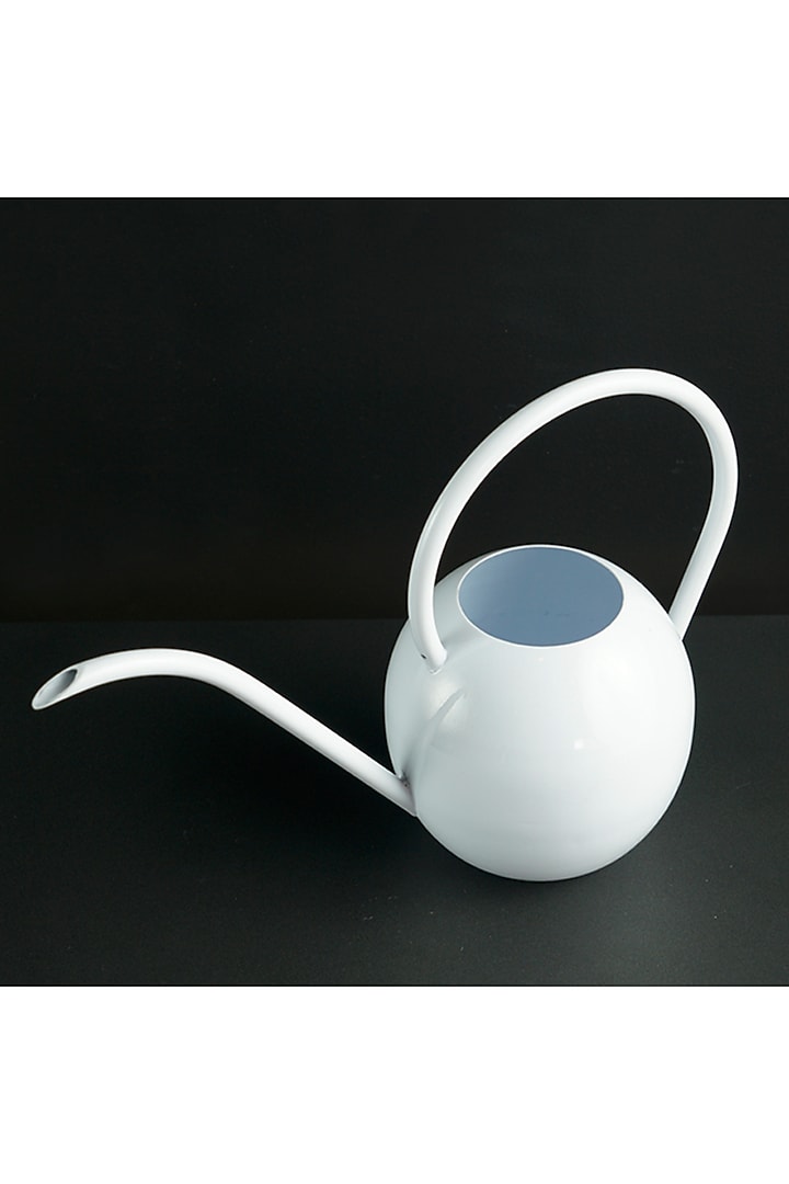 White Iron Mini Watering Can by The MJS Living at Pernia's Pop Up Shop