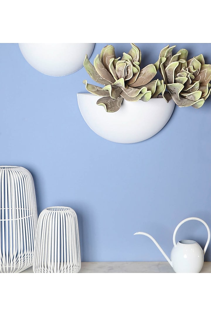 White Iron Mini Watering Can by The MJS Living at Pernia's Pop Up Shop