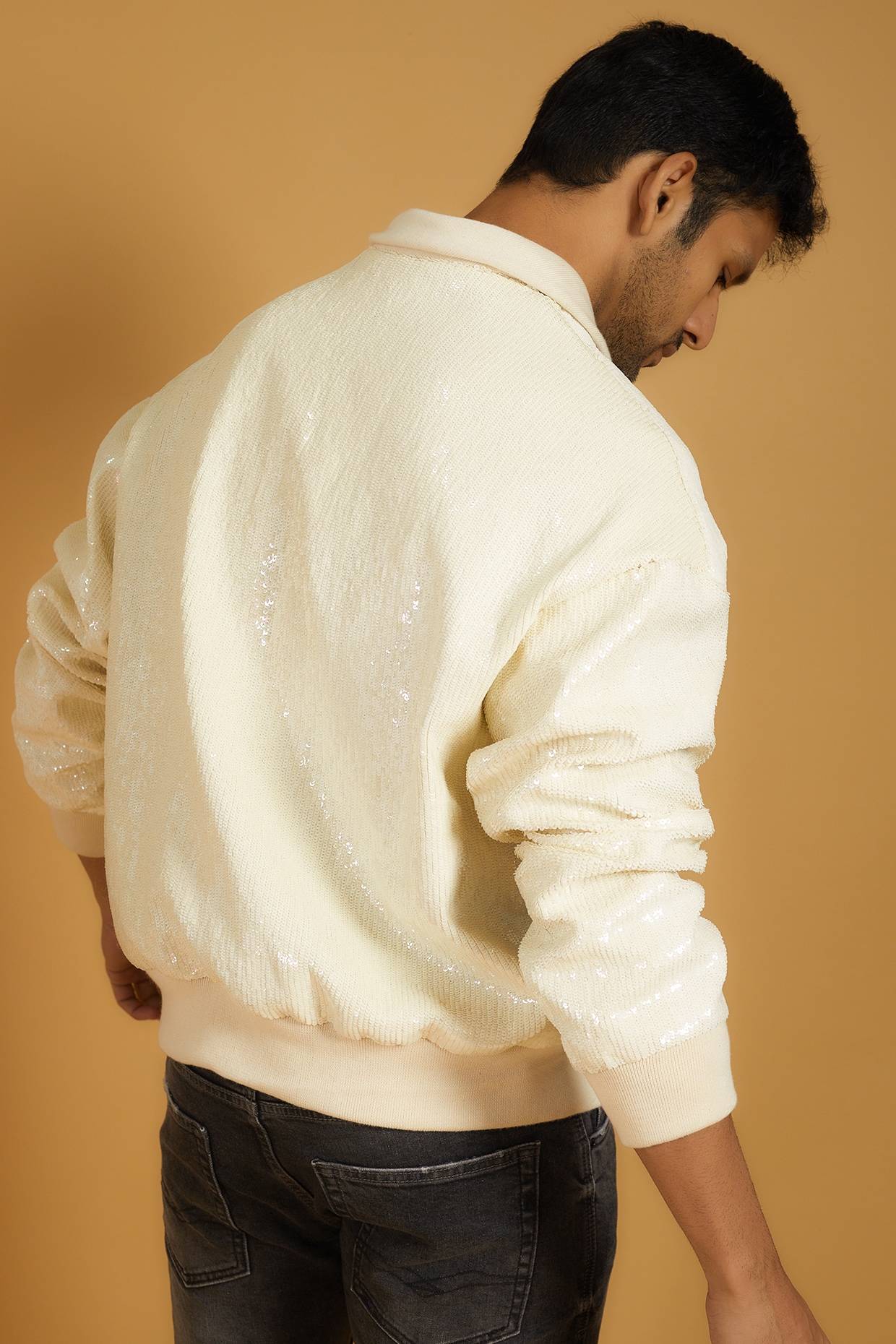 Ivory suede clearance jacket