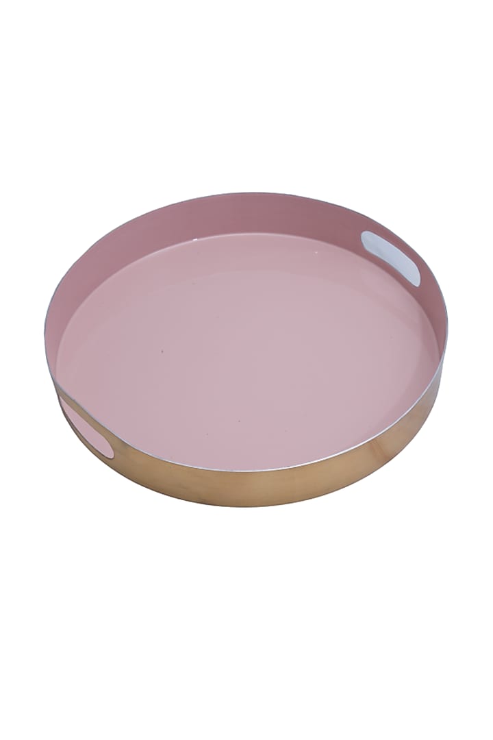 Pastel Pink Stainless Steel Tray by The Modern Storey at Pernia's Pop Up Shop